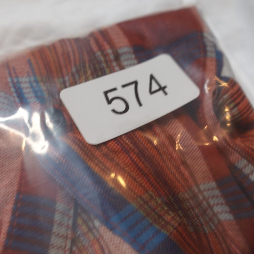 TYLHO Anthropologie Rayon sao paulo red plaid tunic shirt dress Women's size XS - Picture 9 of 9